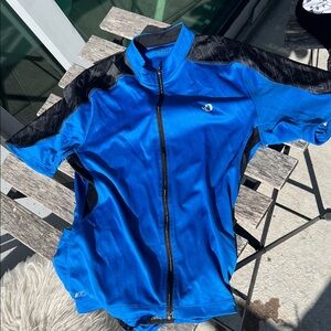 Pearl Izumi Blue and Black Short Sleeve Men's Tee